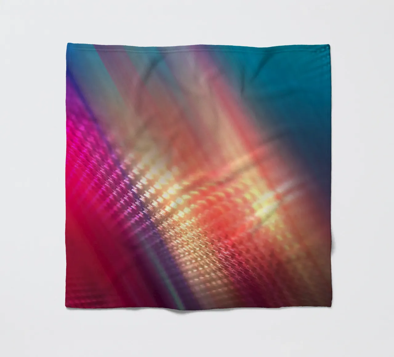 Abstract Lights coperta in pile da Flo Klein
