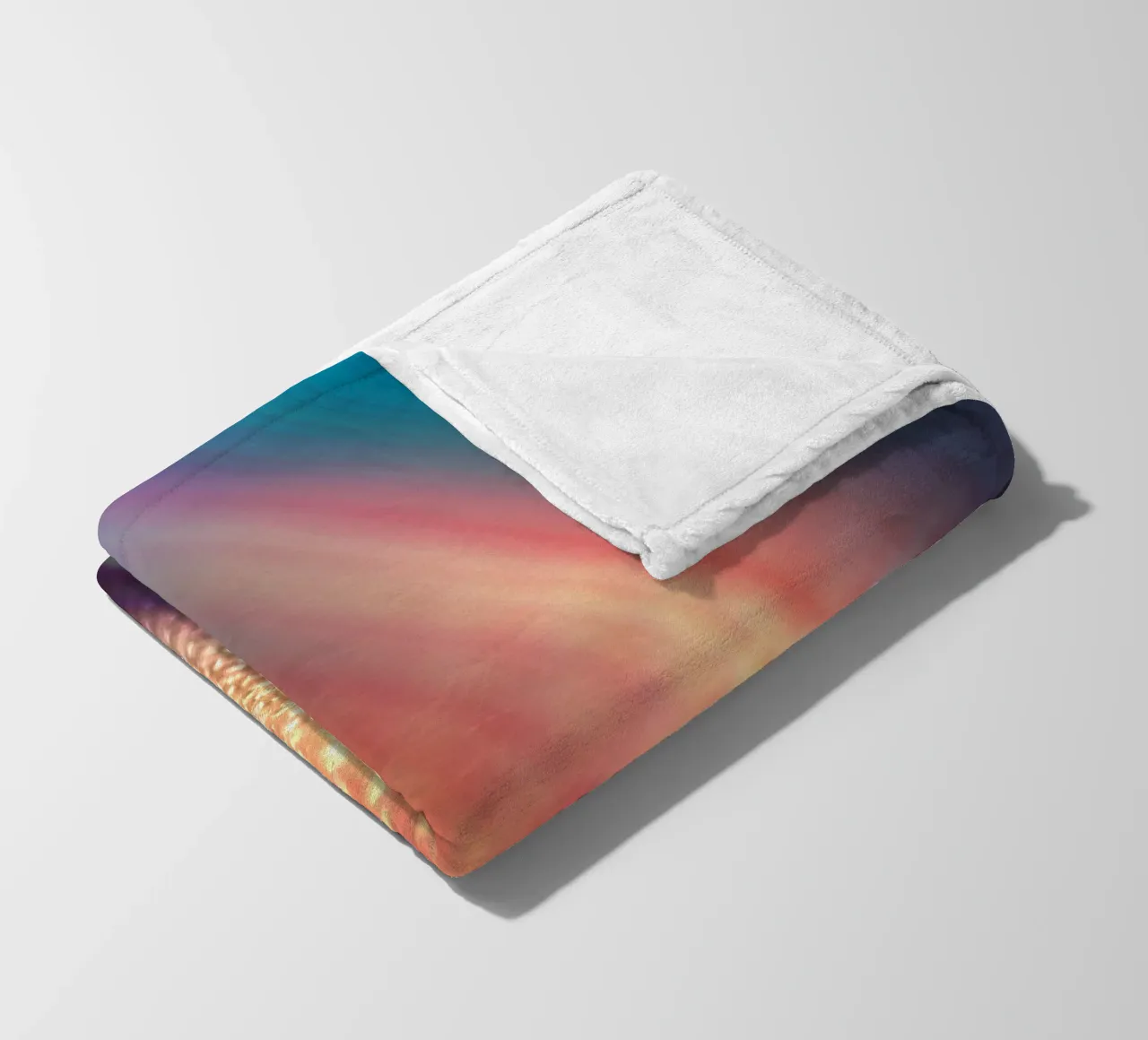 Abstract Lights coperta in pile da Flo Klein