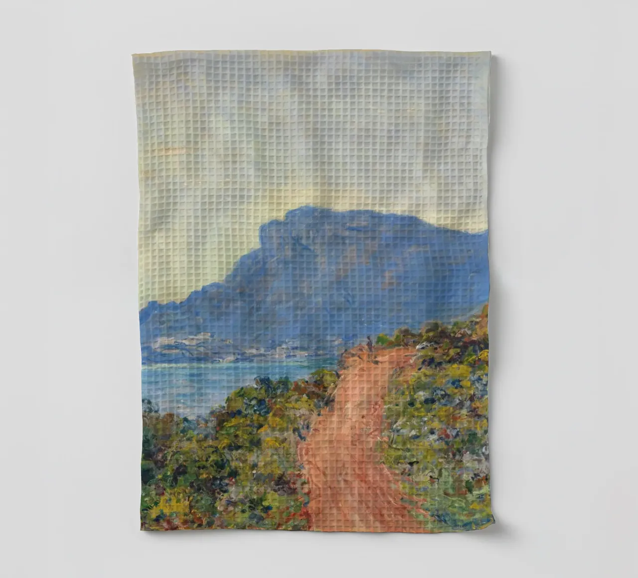 Claude Monet - La Corniche near Monaco, 1884 canovaccio da cucina da Timeless Artworks