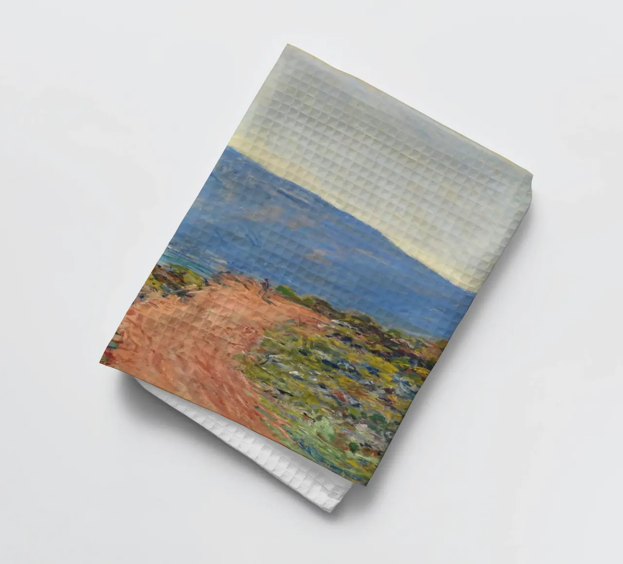 Claude Monet - La Corniche near Monaco, 1884 canovaccio da cucina da Timeless Artworks