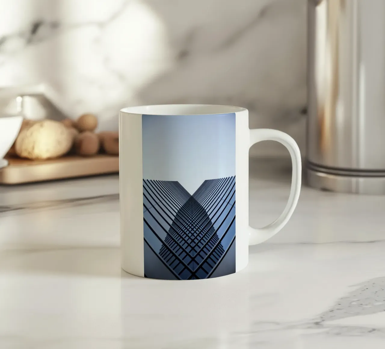 Symetrie tazza in ceramica da Flo Klein