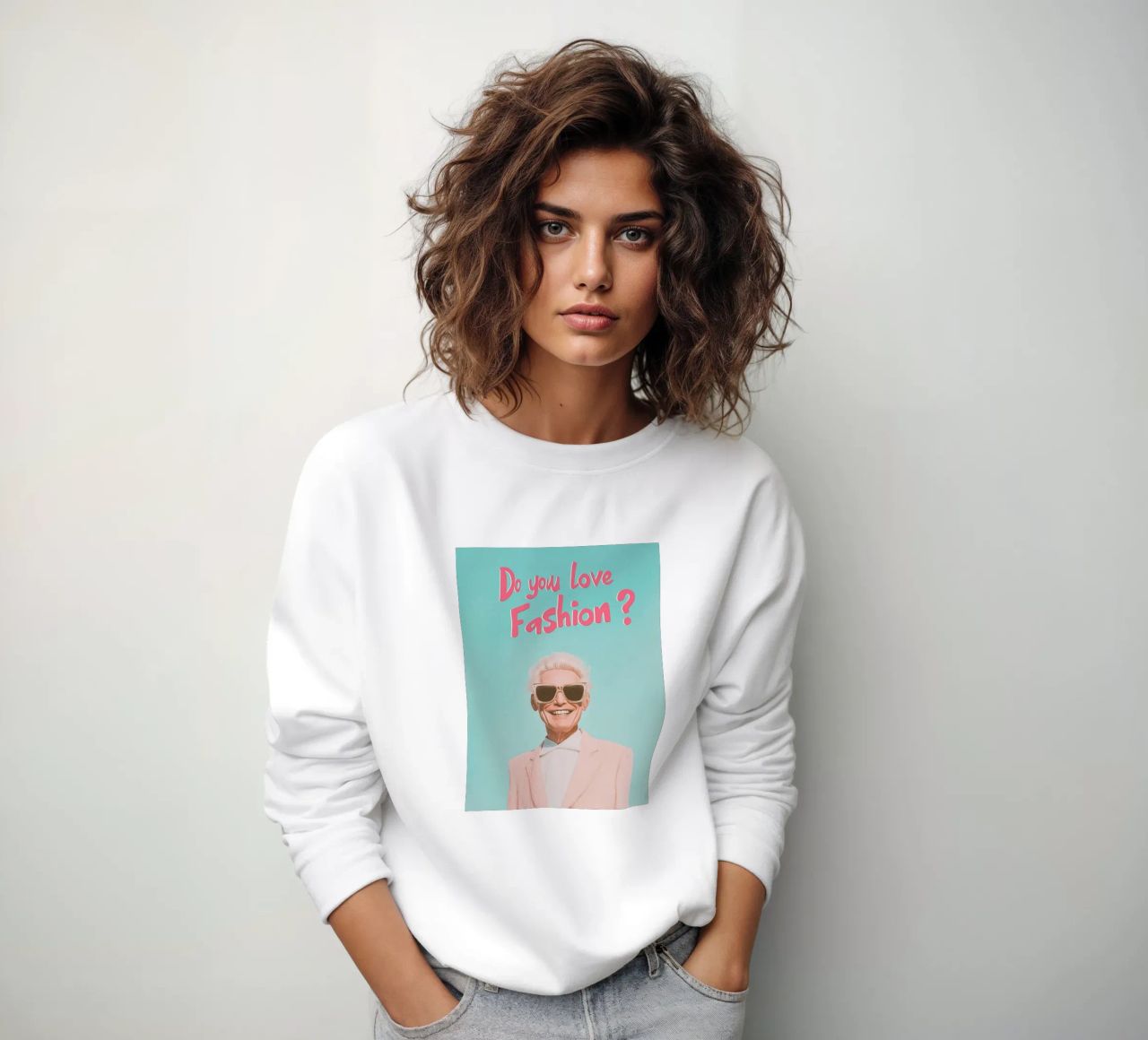 Abuelo con estilo Vogue sudadera de Carinaprint