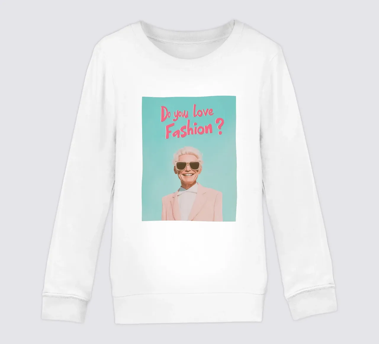 Nonno con stile Vogue felpa bambino da Carinaprint