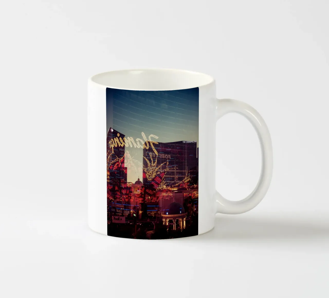 Vegas tazza in ceramica da Flo Klein