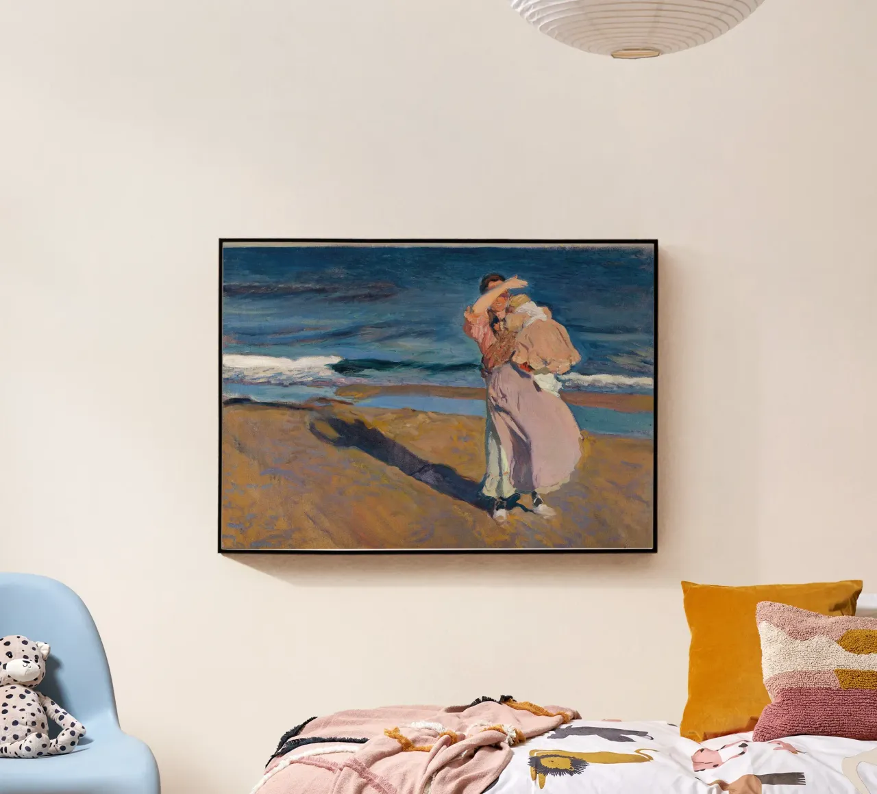 Joaquín Sorolla - Fisherwomen with her son acrylic glass by Timeless Artworks