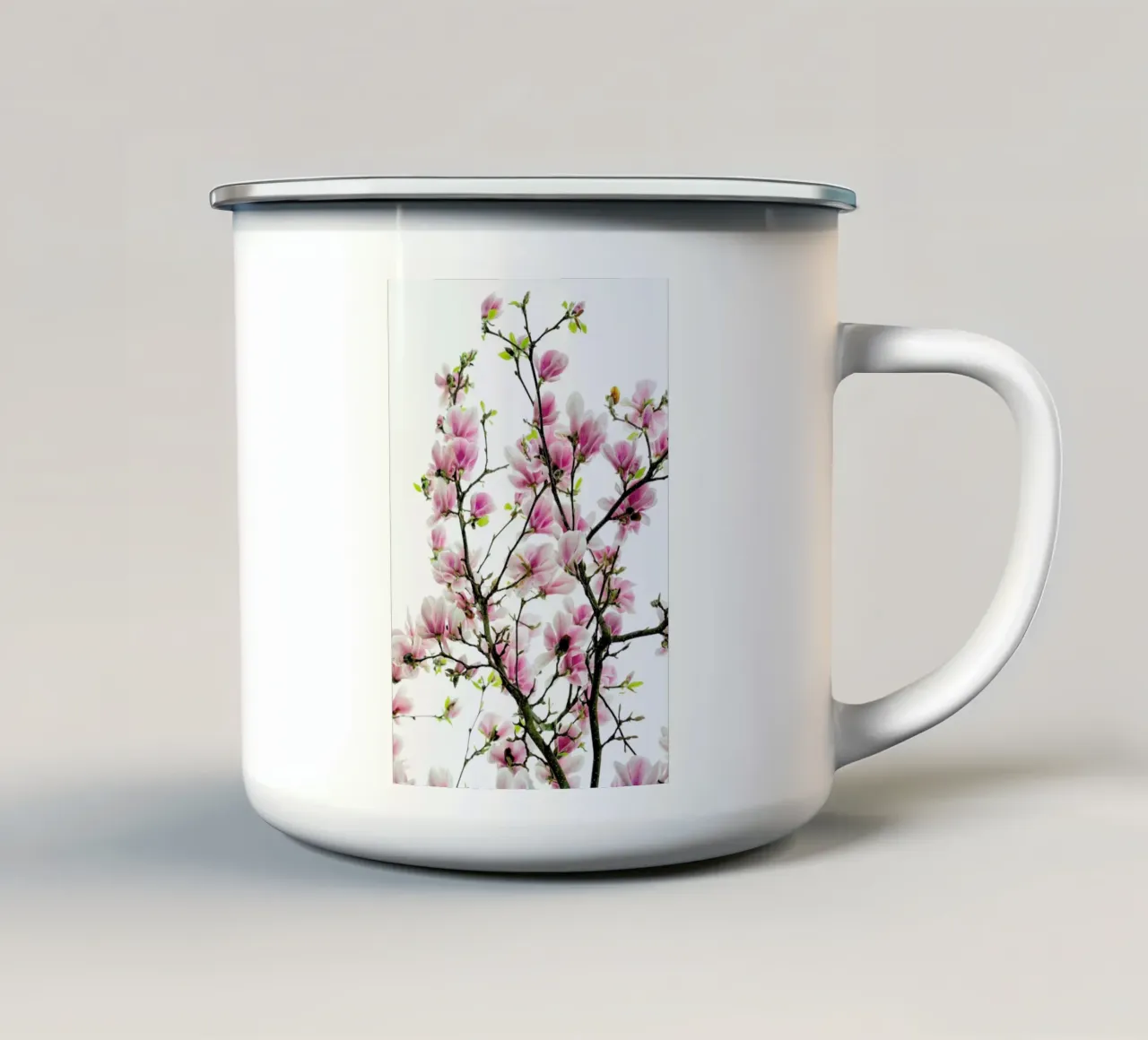 Magnolia Pink 2 tazza in smalto da Curious Collections by Marielle Leenders