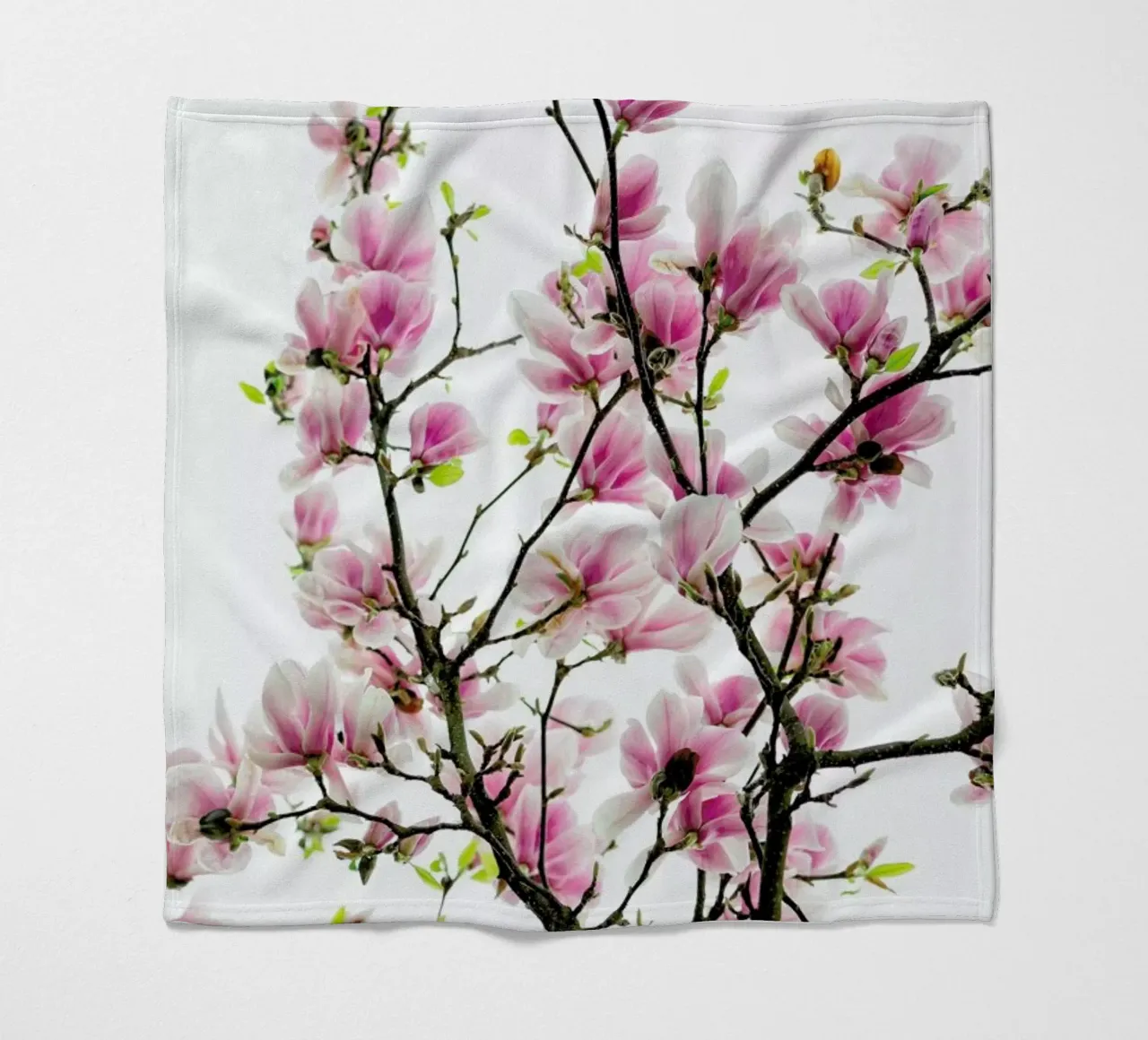 Magnolia Pink 2 plaid polaire de Curious Collections by Marielle Leenders