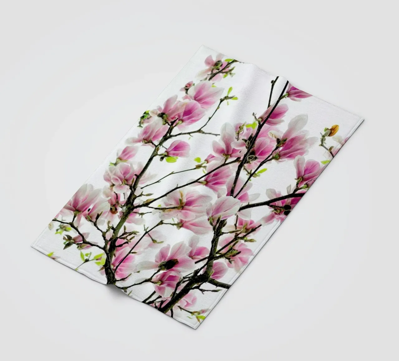 Magnolia Pink 2 plaid polaire de Curious Collections by Marielle Leenders