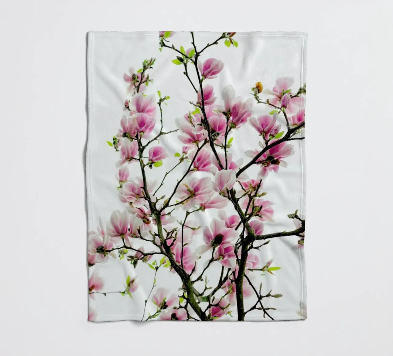 Magnolia Pink 2 plaid polaire de Curious Collections by Marielle Leenders