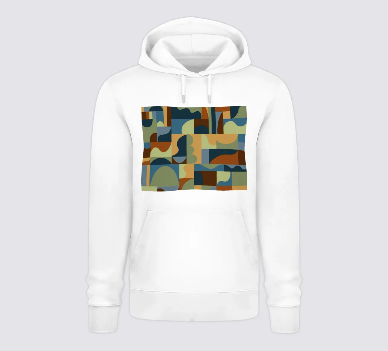 Geometric mosaic felpa con cappuccio da GigiRosado