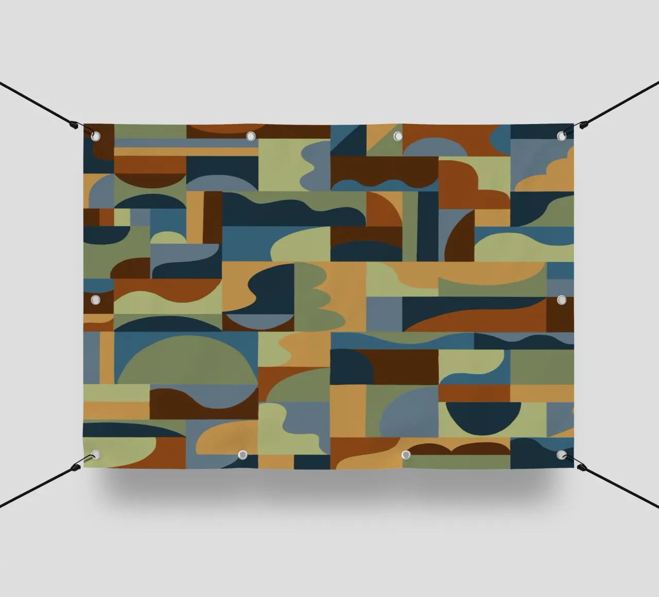 Geometric mosaic telo in pvc da GigiRosado