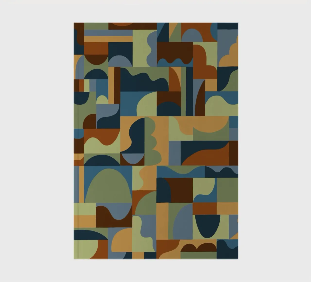 Geometric mosaic notebook by GigiRosado