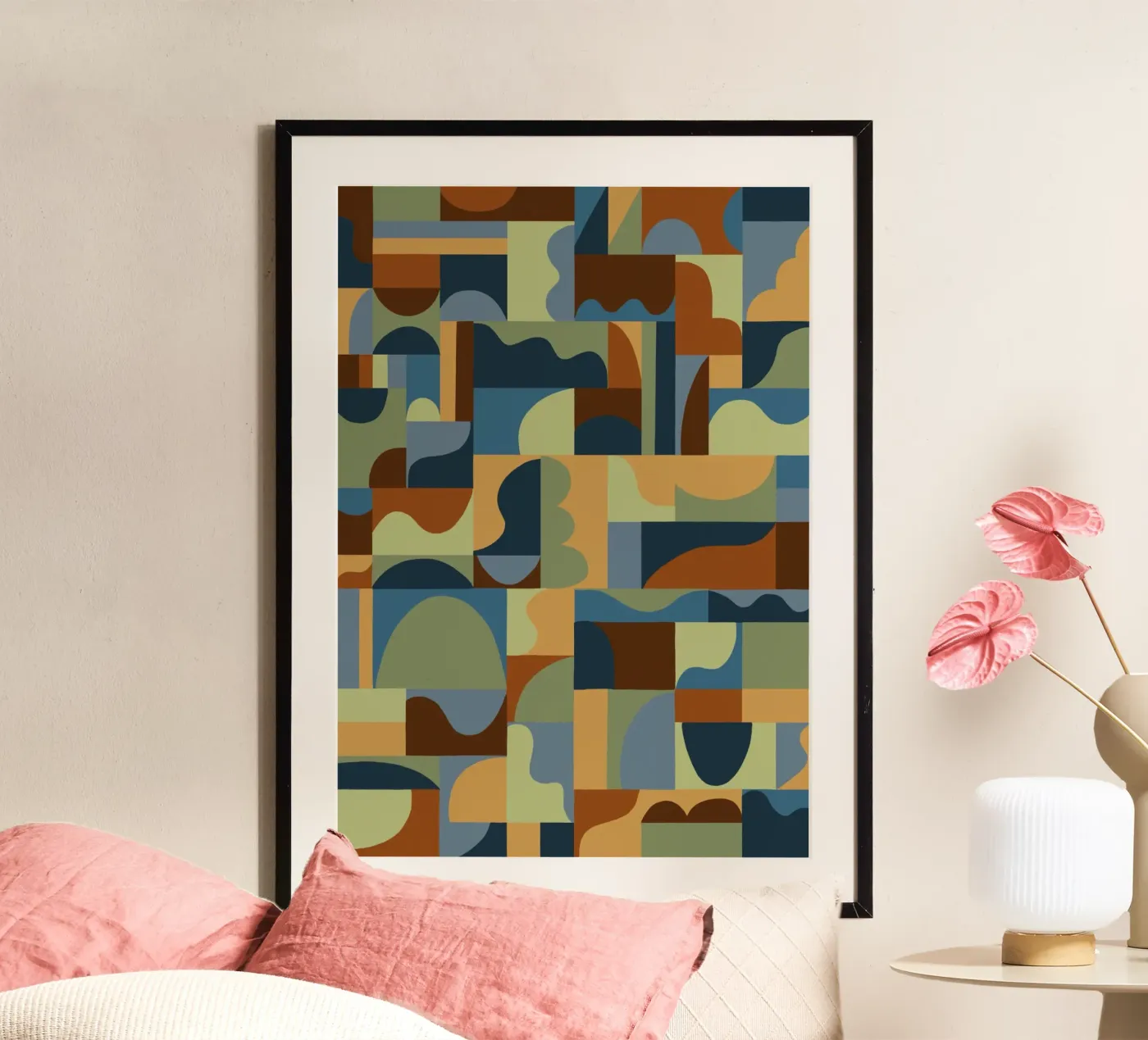 Geometric mosaic poster da GigiRosado