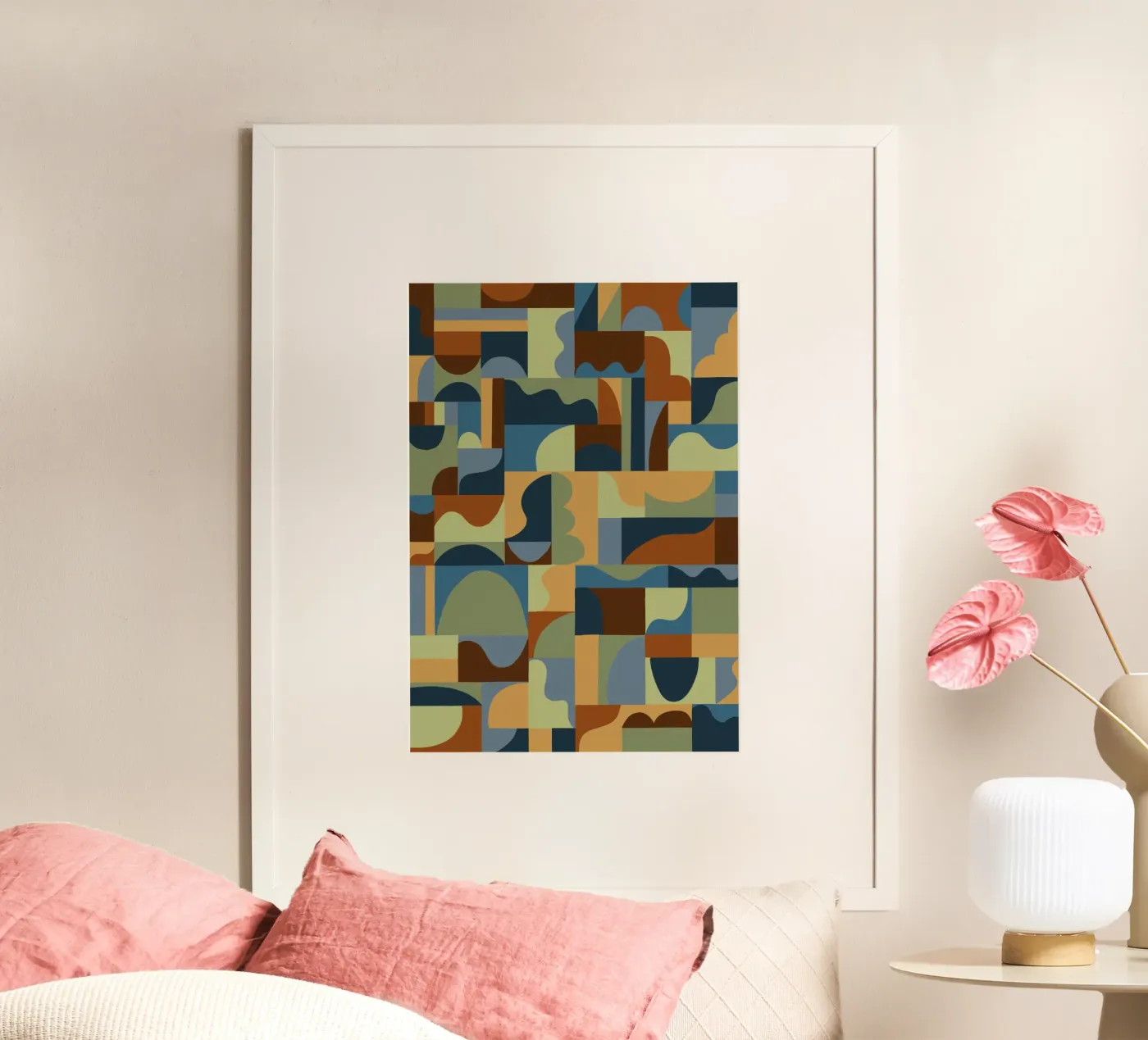 Geometric mosaic poster da GigiRosado