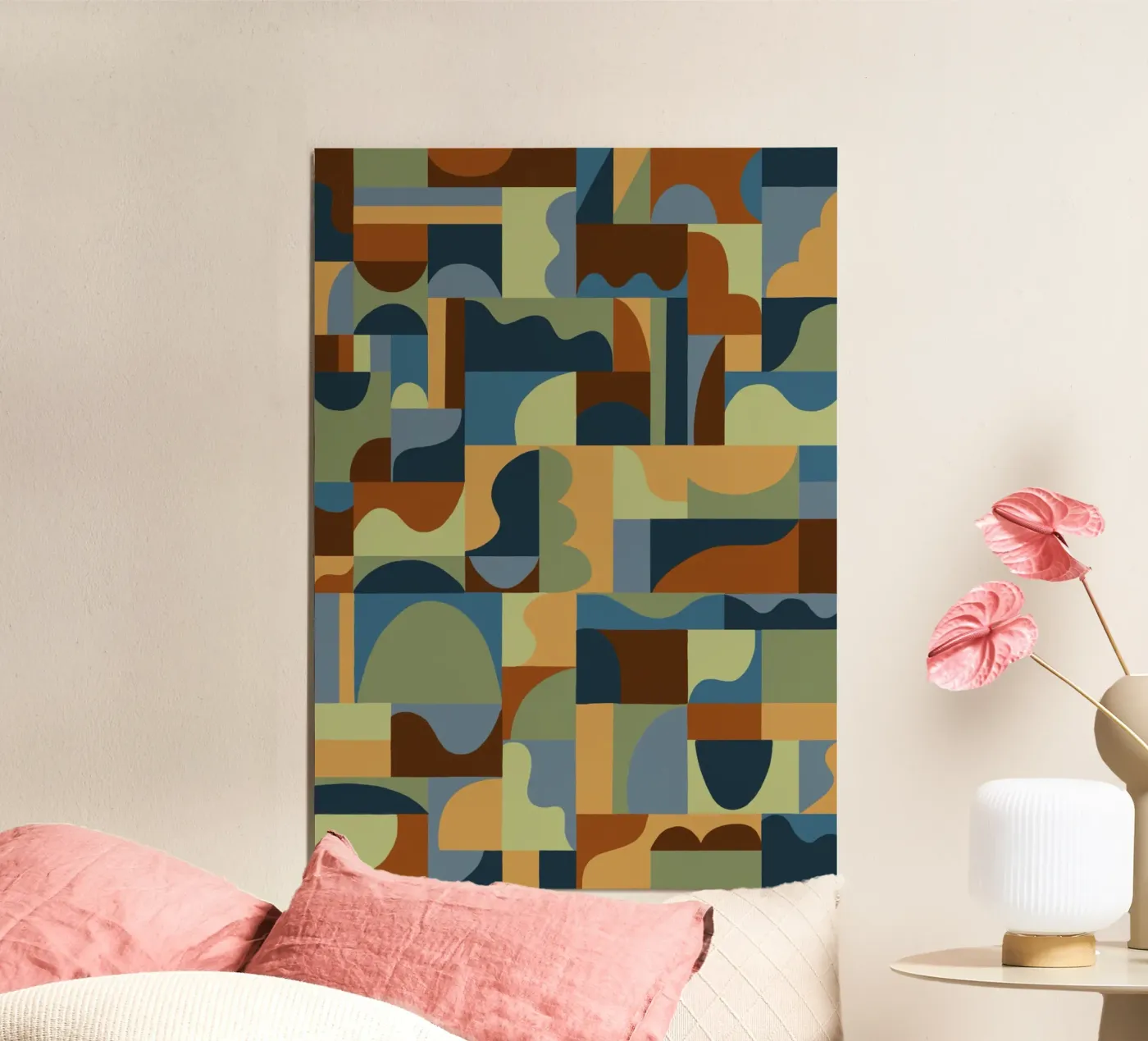 Geometric mosaic poster da GigiRosado