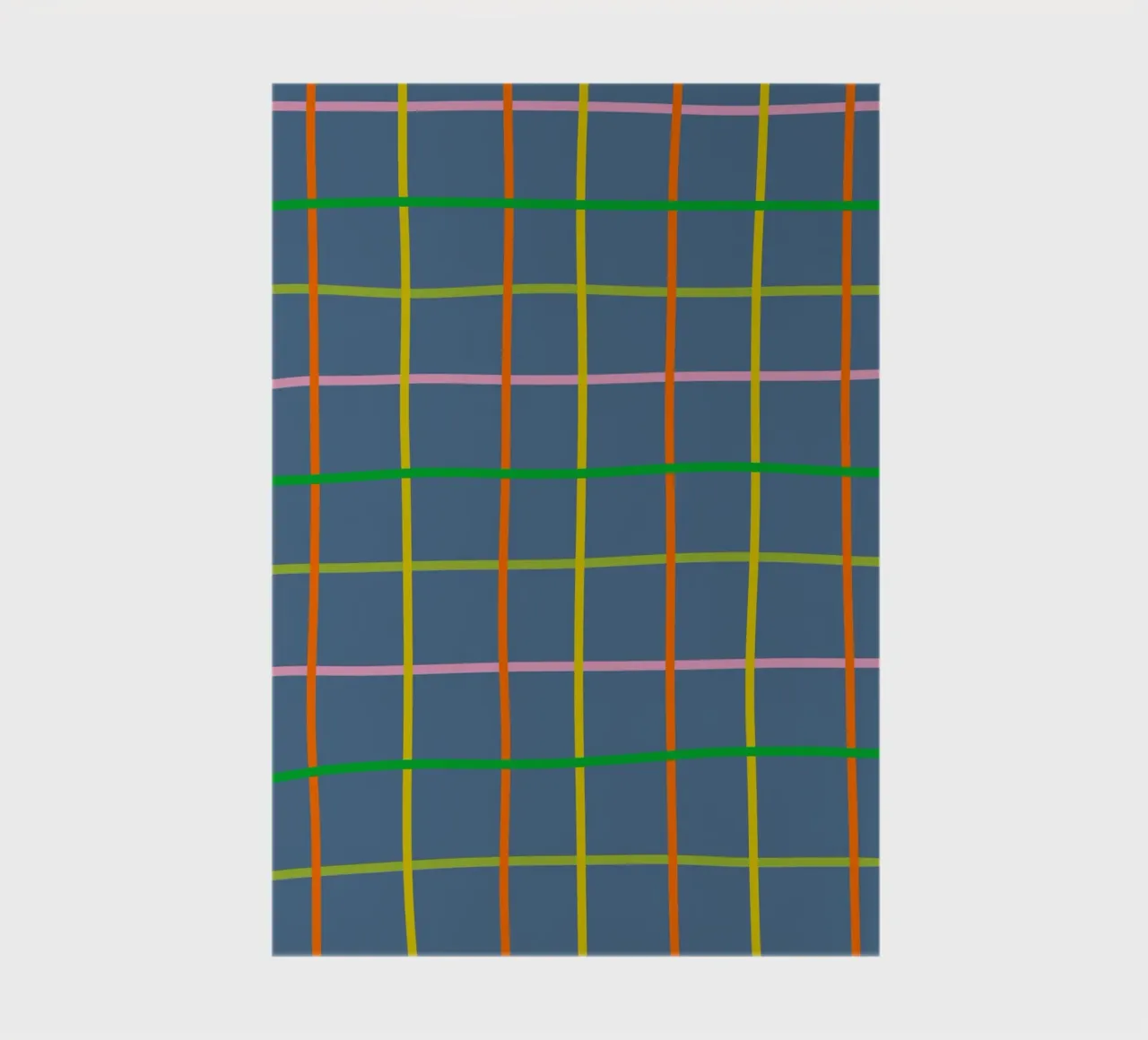 Blue check notebook by GigiRosado