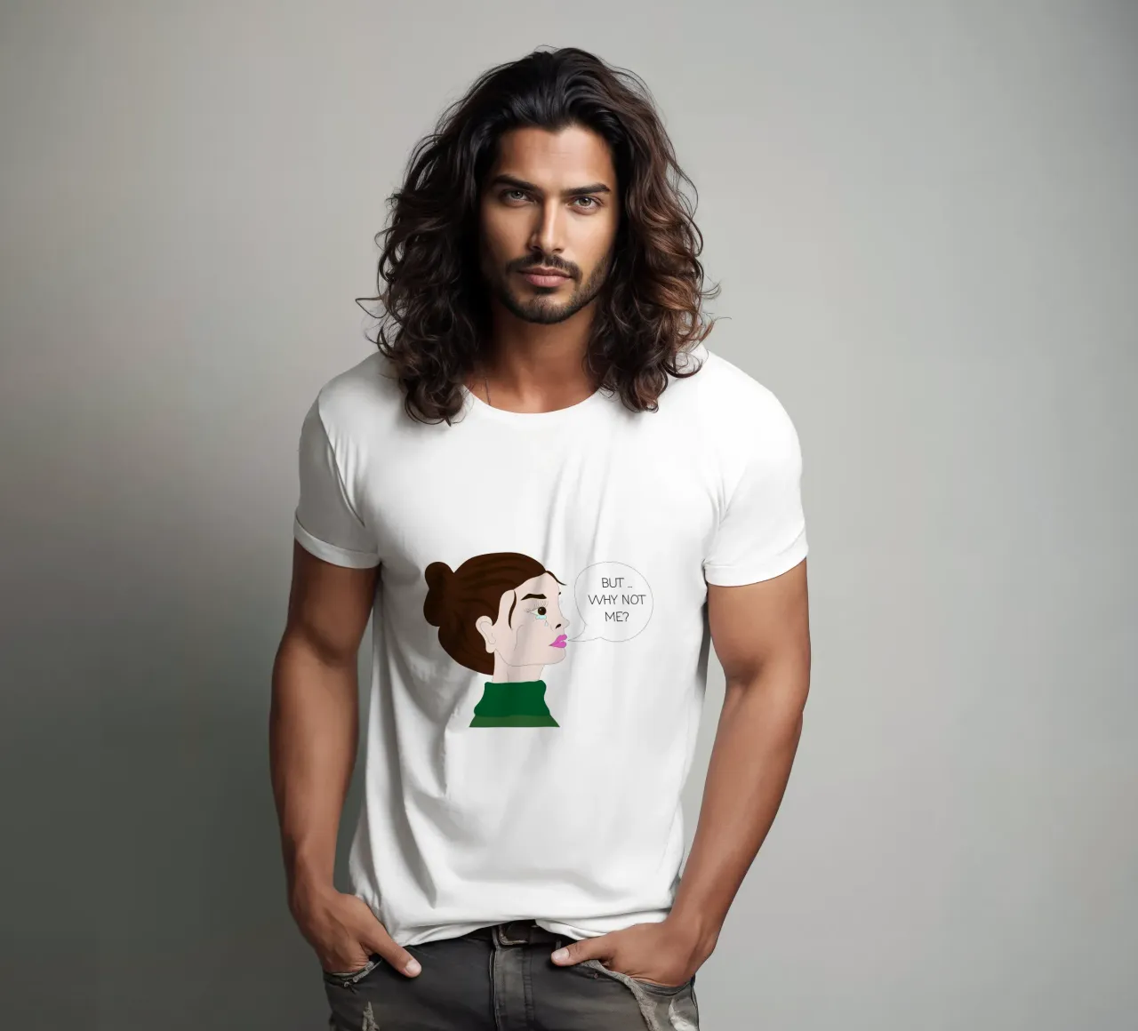 But Why Not Me? t-shirt da Antonitsa