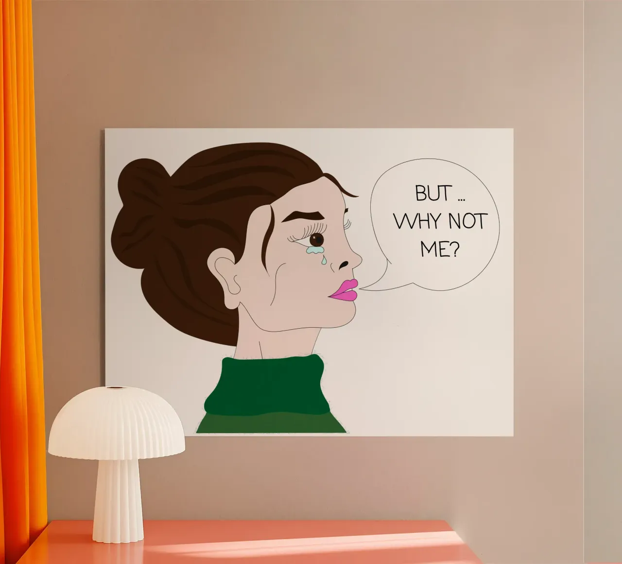 But Why Not Me? plexiglass da Antonitsa