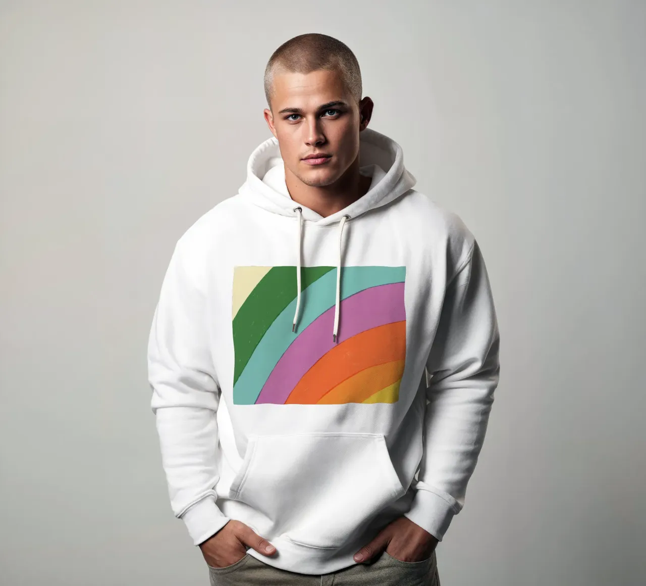 Rainbow felpa con cappuccio da GigiRosado