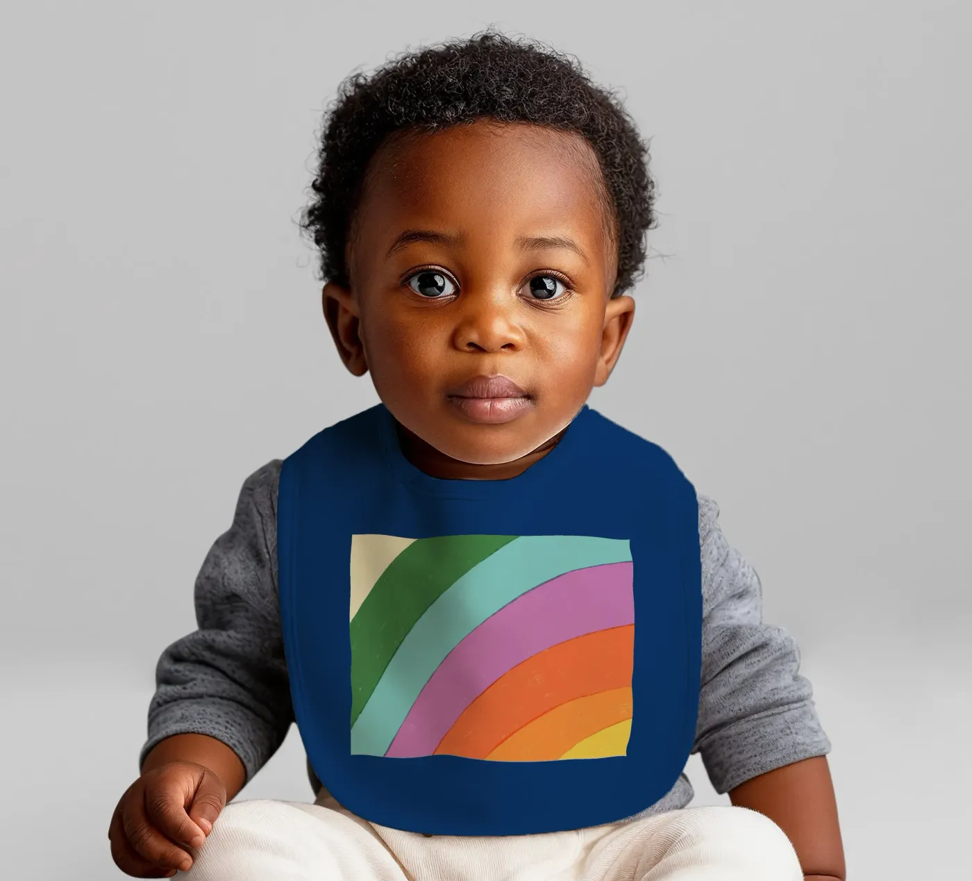 Rainbow baby slabbetje van GigiRosado