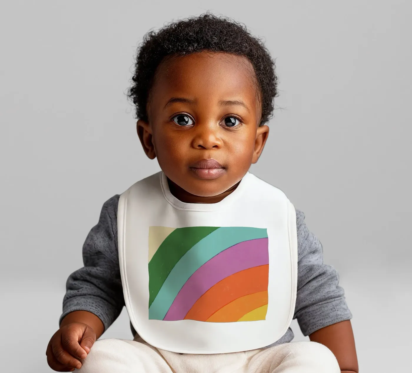 Rainbow baby slabbetje van GigiRosado