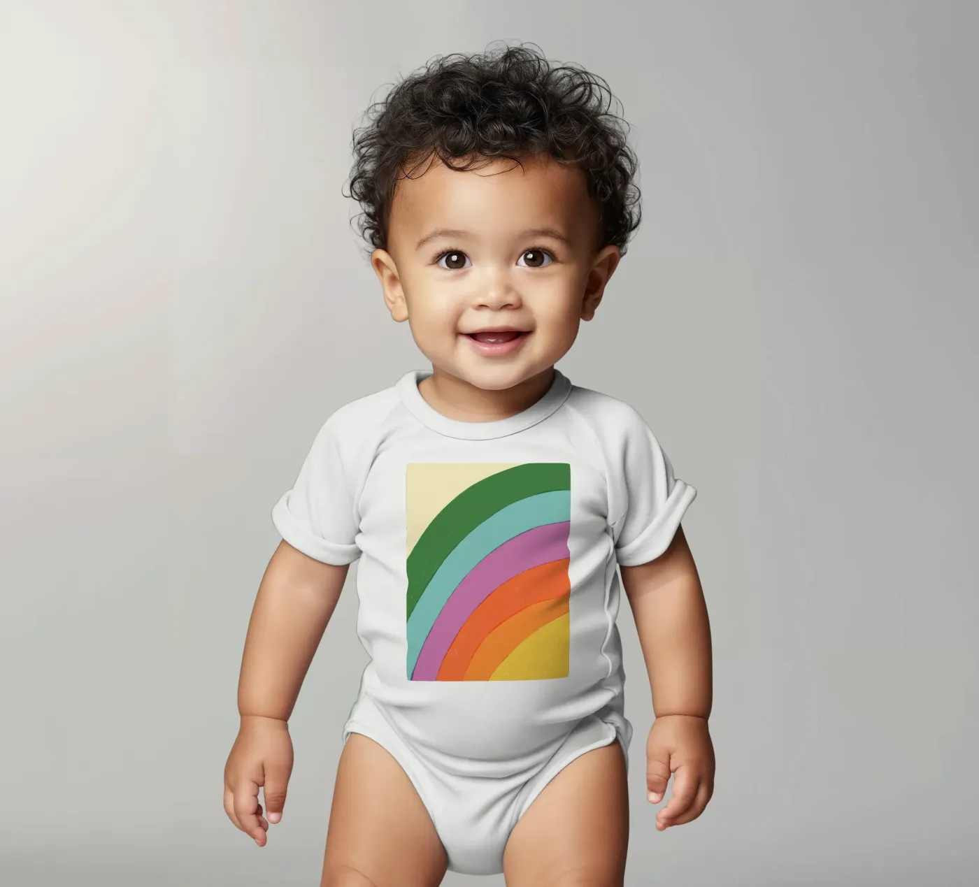 Rainbow Kurzarm Babybody von GigiRosado