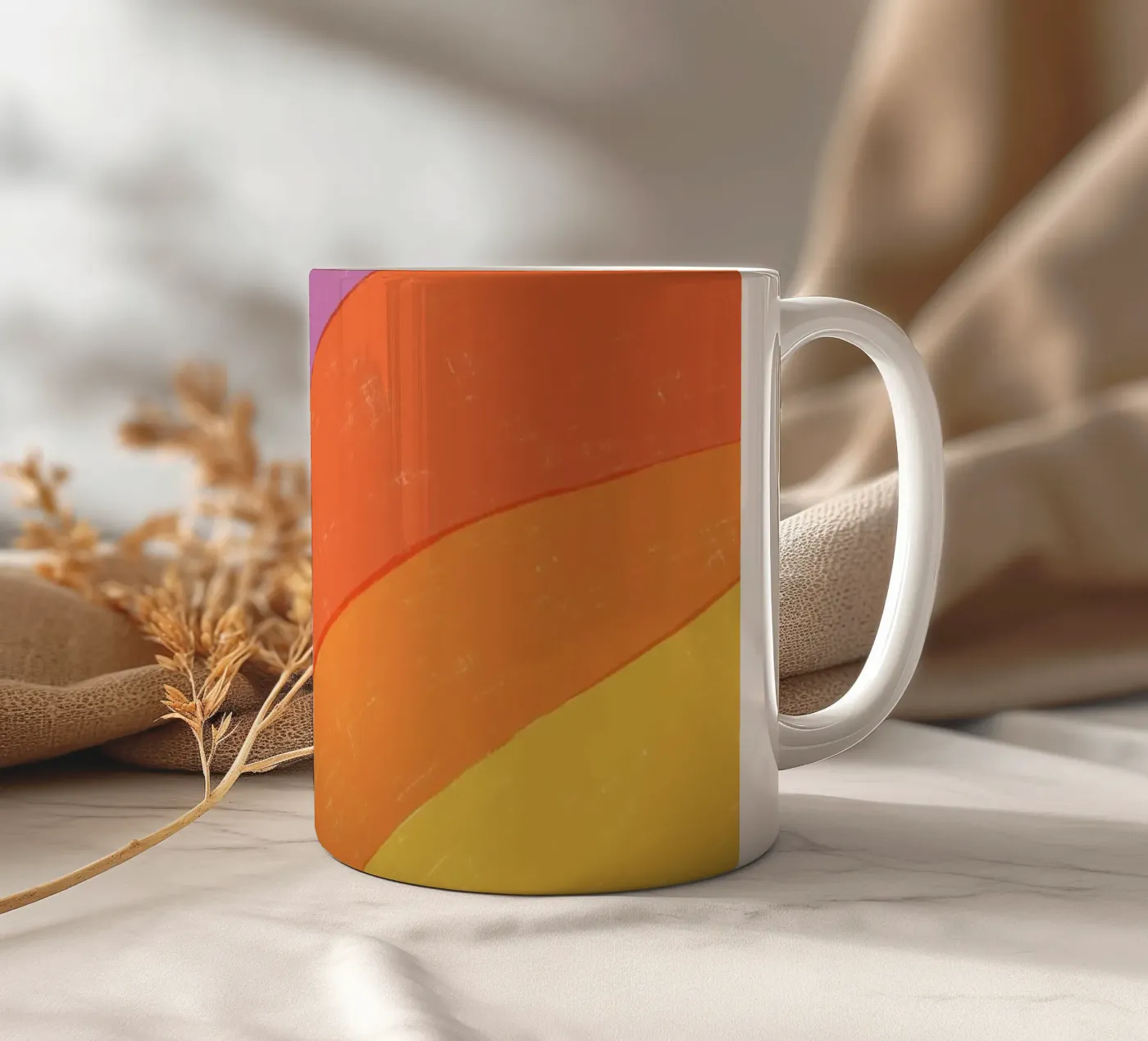 Rainbow ceramic mug by GigiRosado