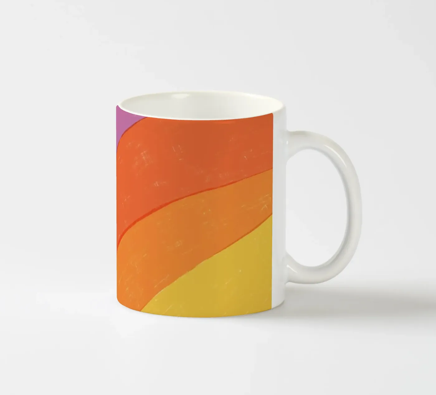 Rainbow ceramic mug by GigiRosado