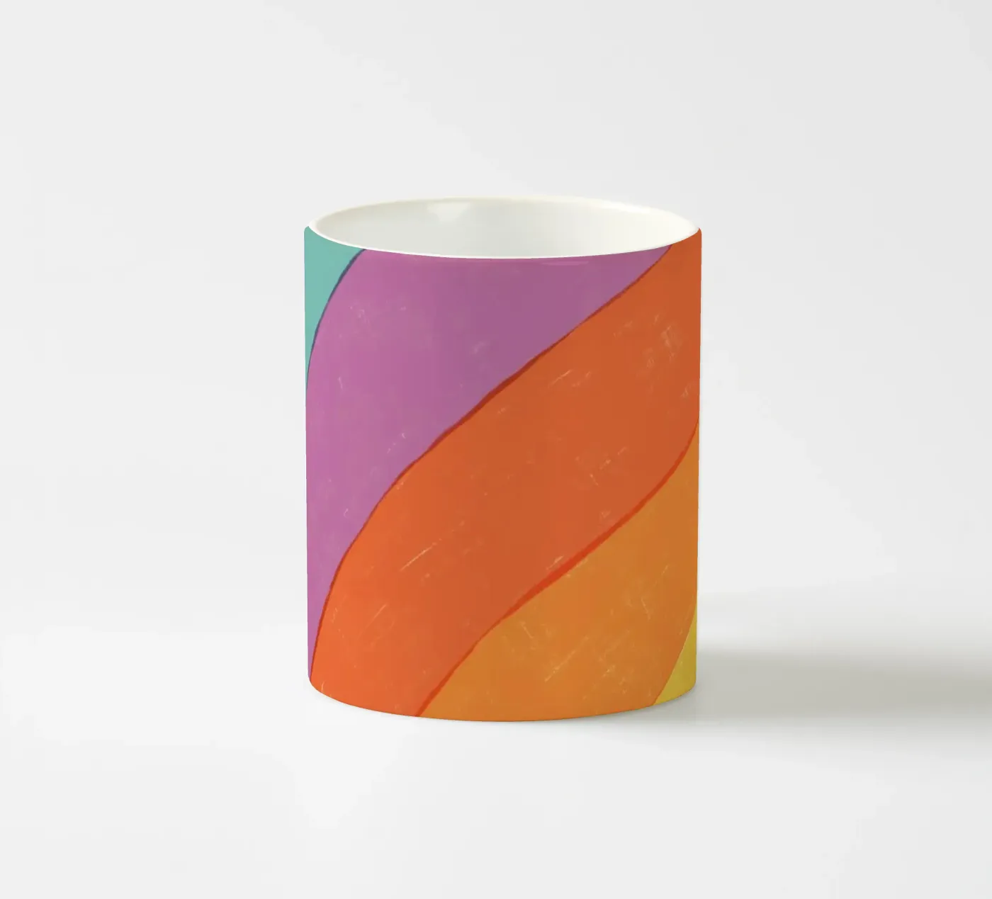 Rainbow ceramic mug by GigiRosado