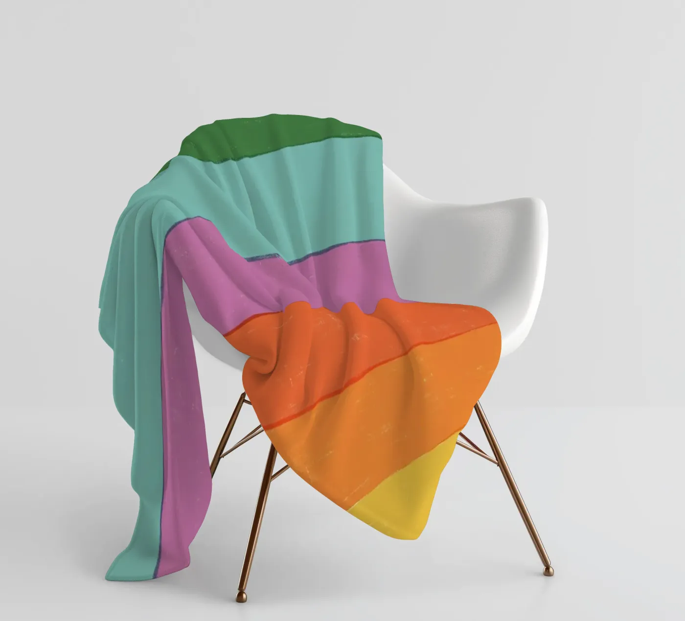 Rainbow Fleecedecke von GigiRosado