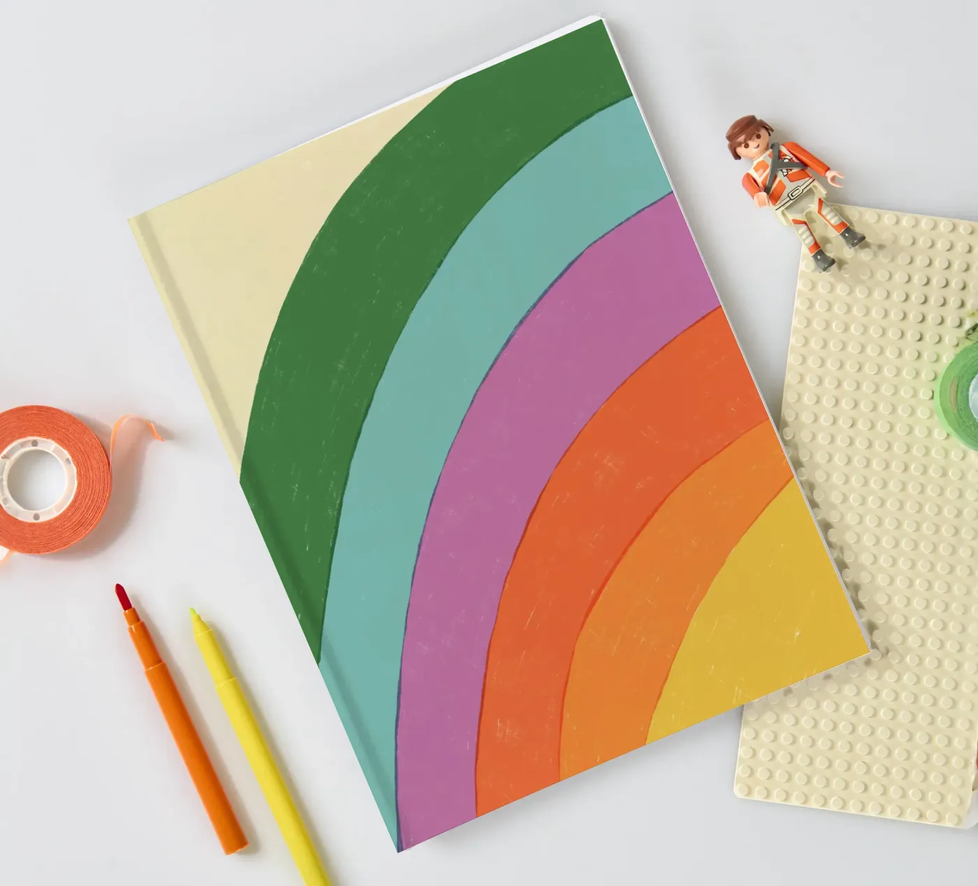 Rainbow notebook by GigiRosado