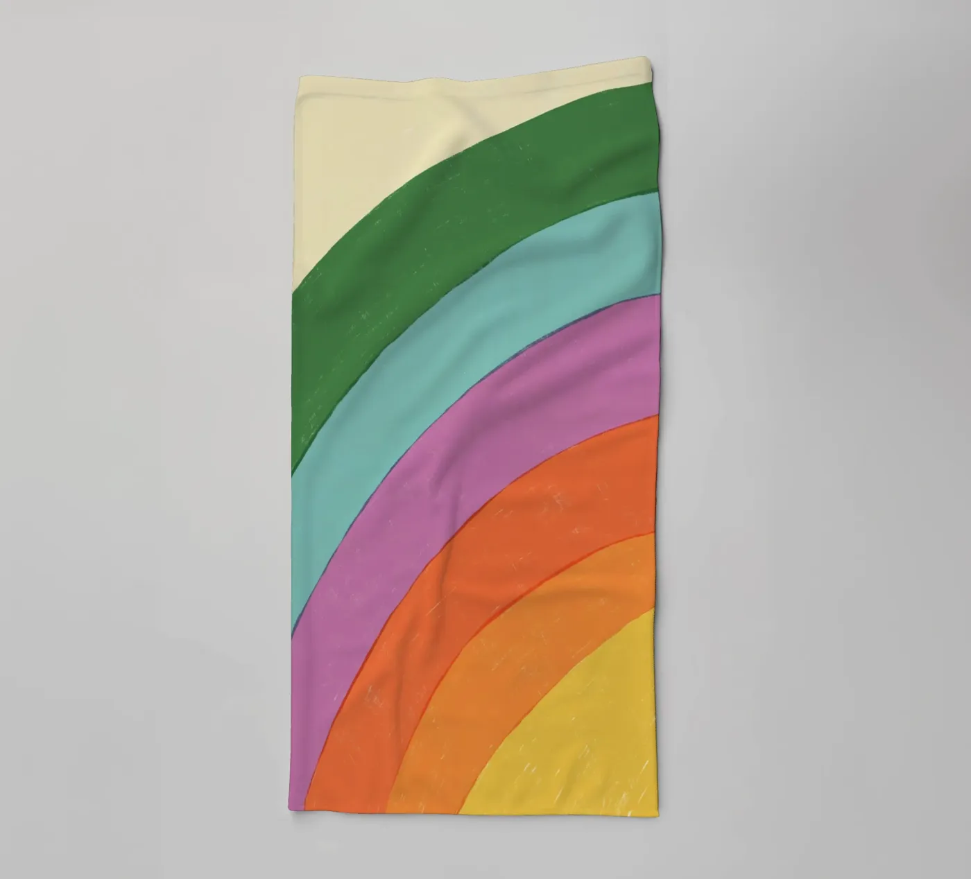 Rainbow towel by GigiRosado