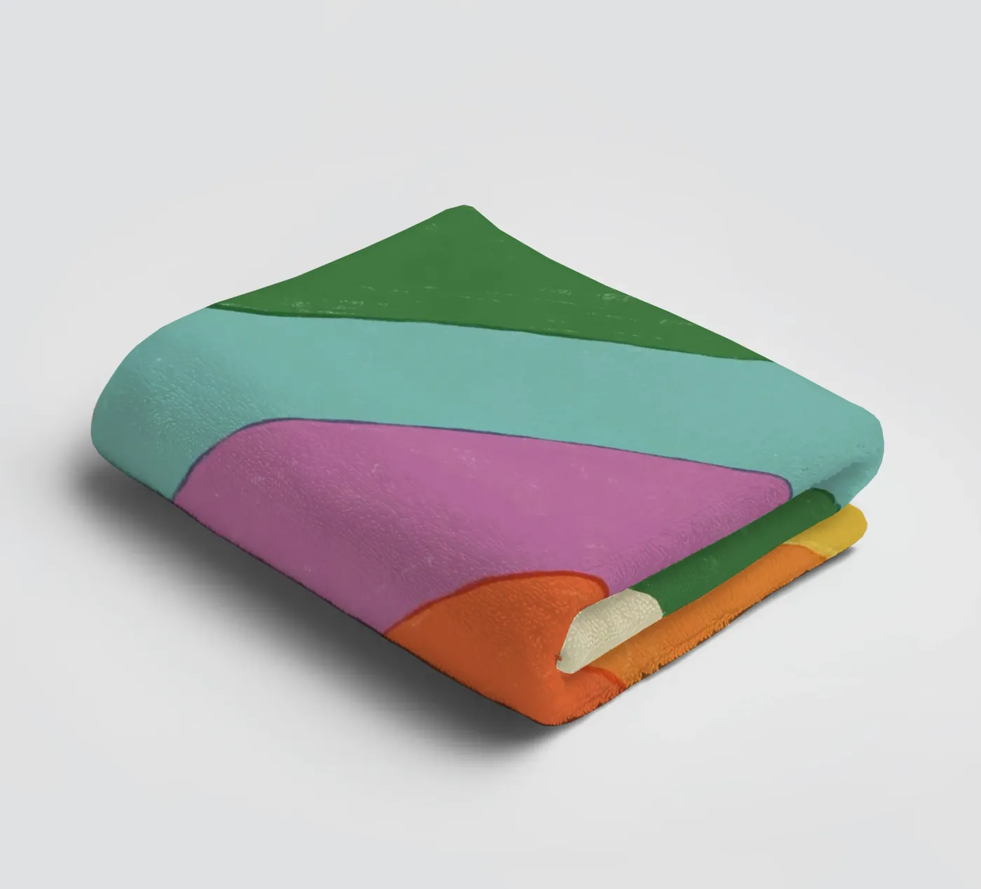 Rainbow towel by GigiRosado