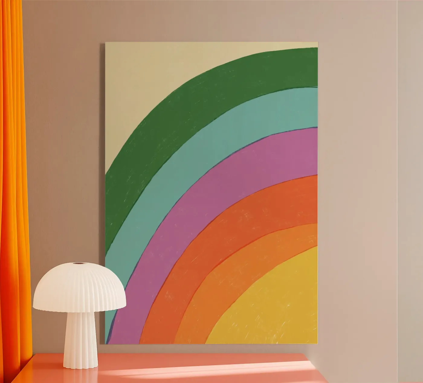 Rainbow Acryl-Glas von GigiRosado