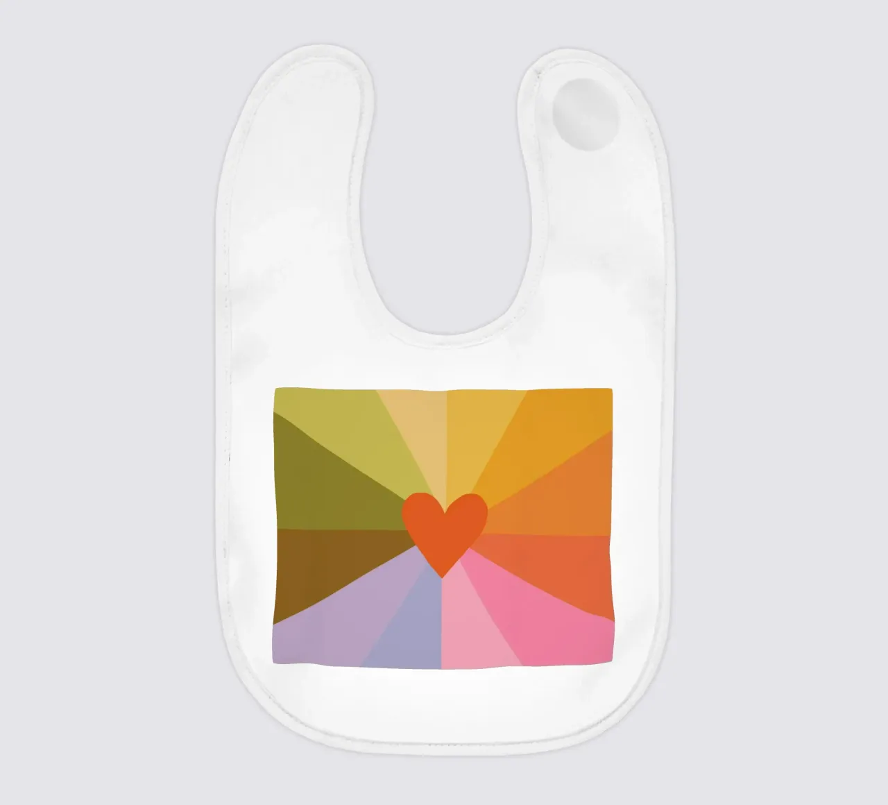 Rainbow heart bavaglino da GigiRosado