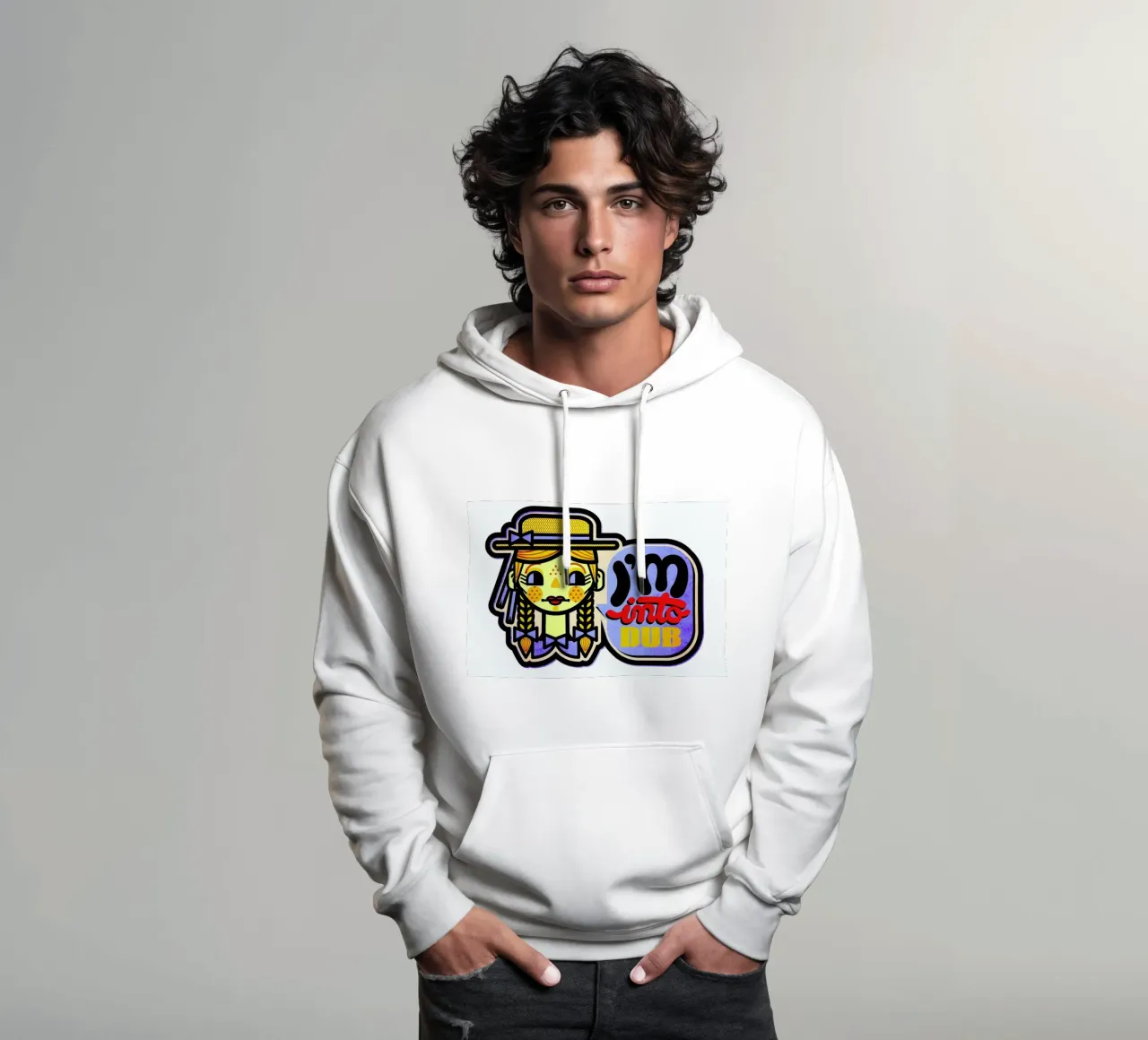 I'm into Dub felpa con cappuccio da Chobopop