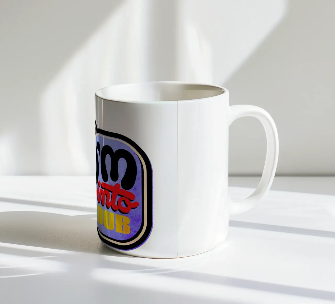 I'm into Dub ceramic mug by Chobopop
