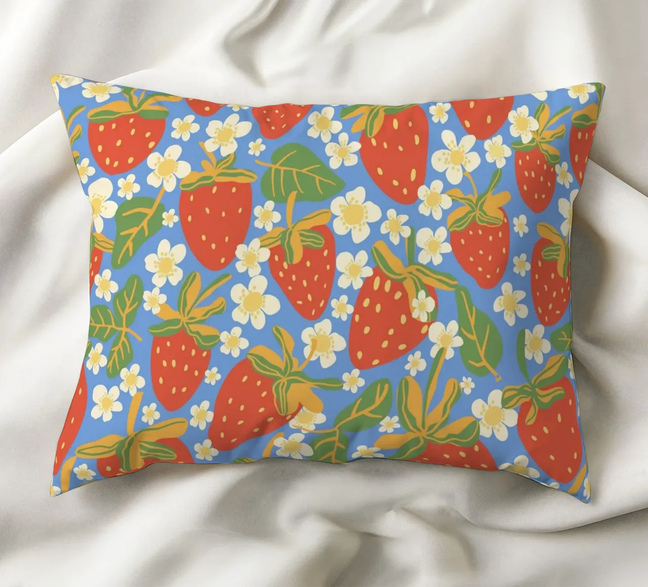 Strawberry garden cuscino da GigiRosado