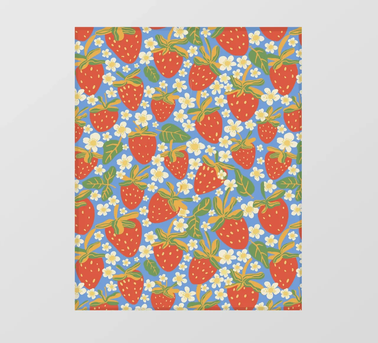 Strawberry garden telo in pvc da GigiRosado