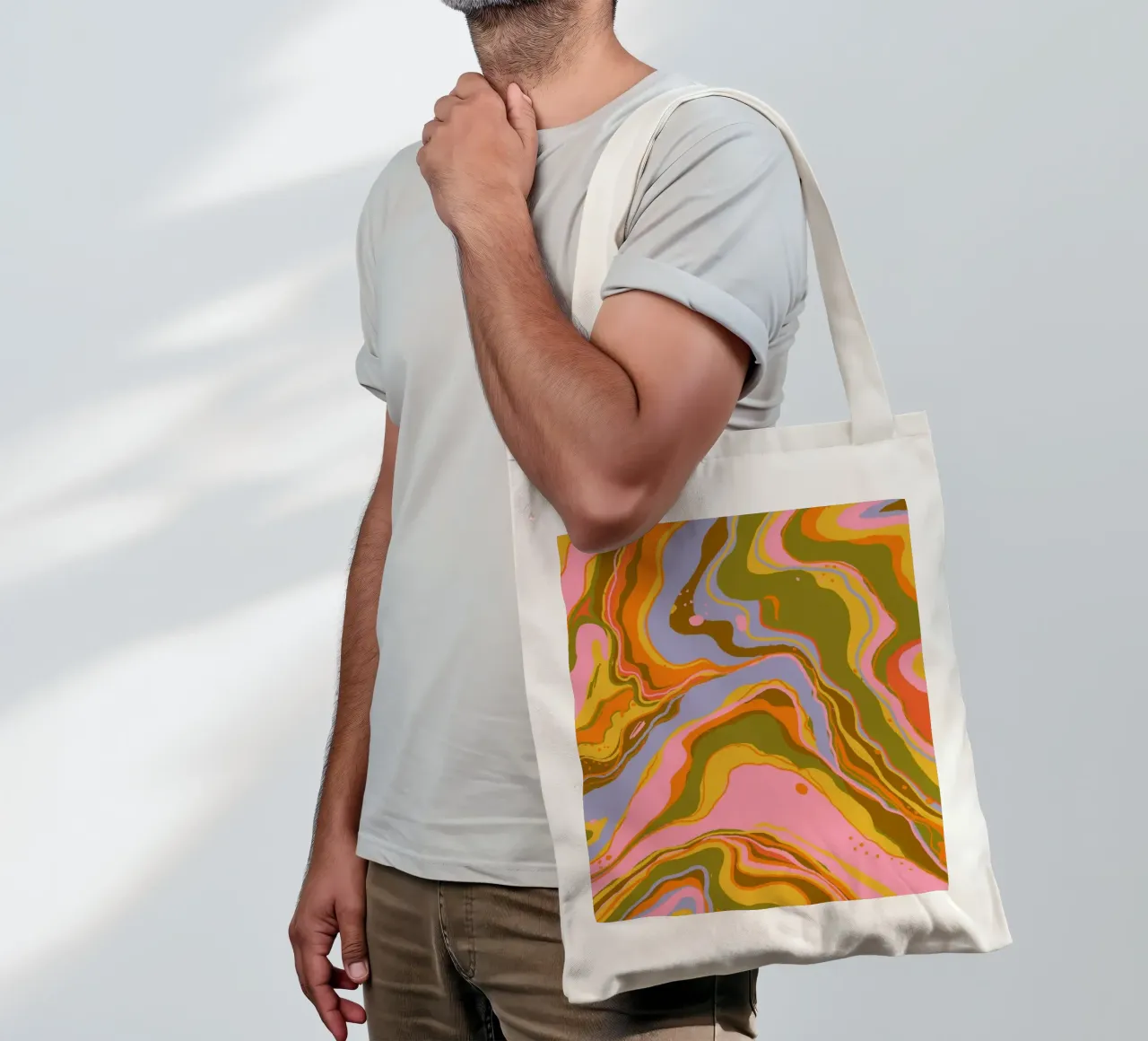 Liquid marble tote bag de GigiRosado