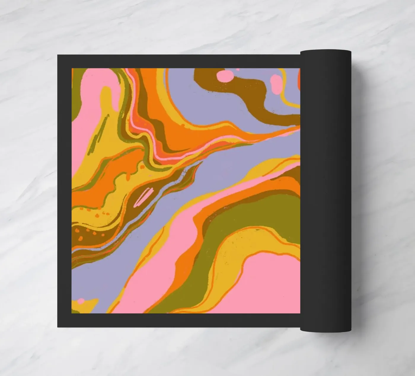 Liquid marble doormat by GigiRosado