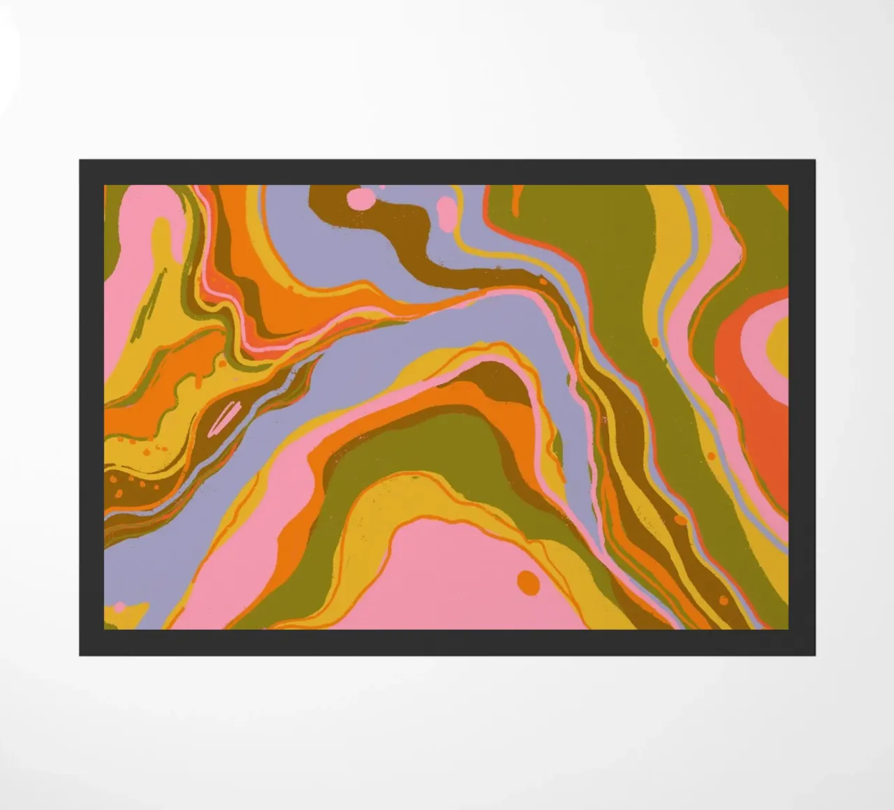 Liquid marble doormat by GigiRosado