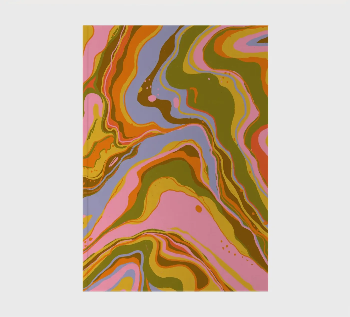 Liquid marble notebook by GigiRosado