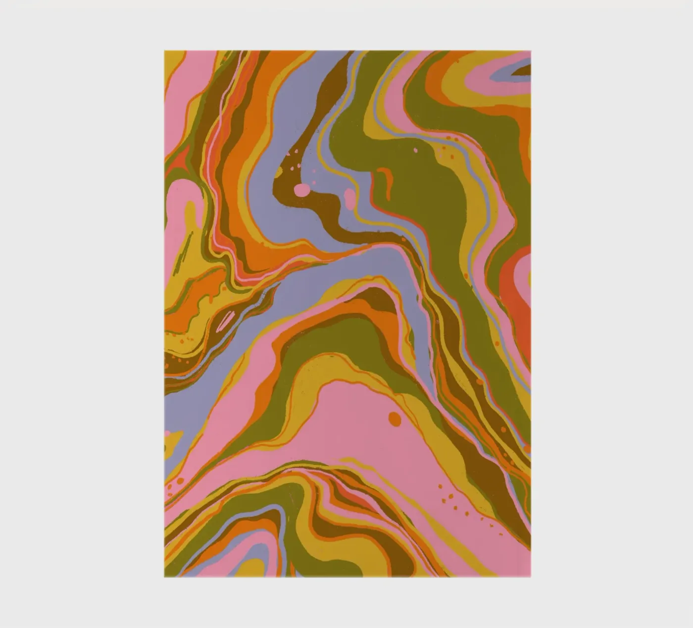 Liquid marble notebook by GigiRosado