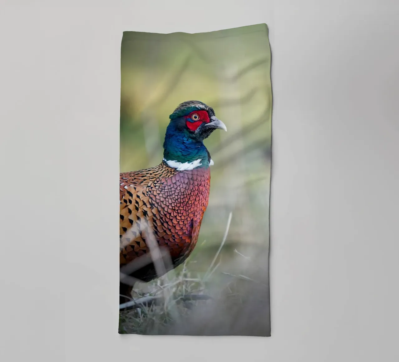 Pheasant towel by Tom's Wildlife