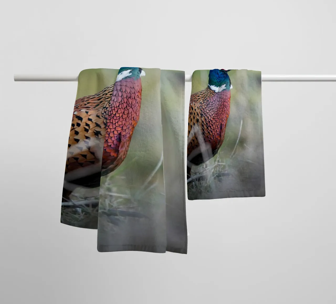Pheasant towel by Tom's Wildlife