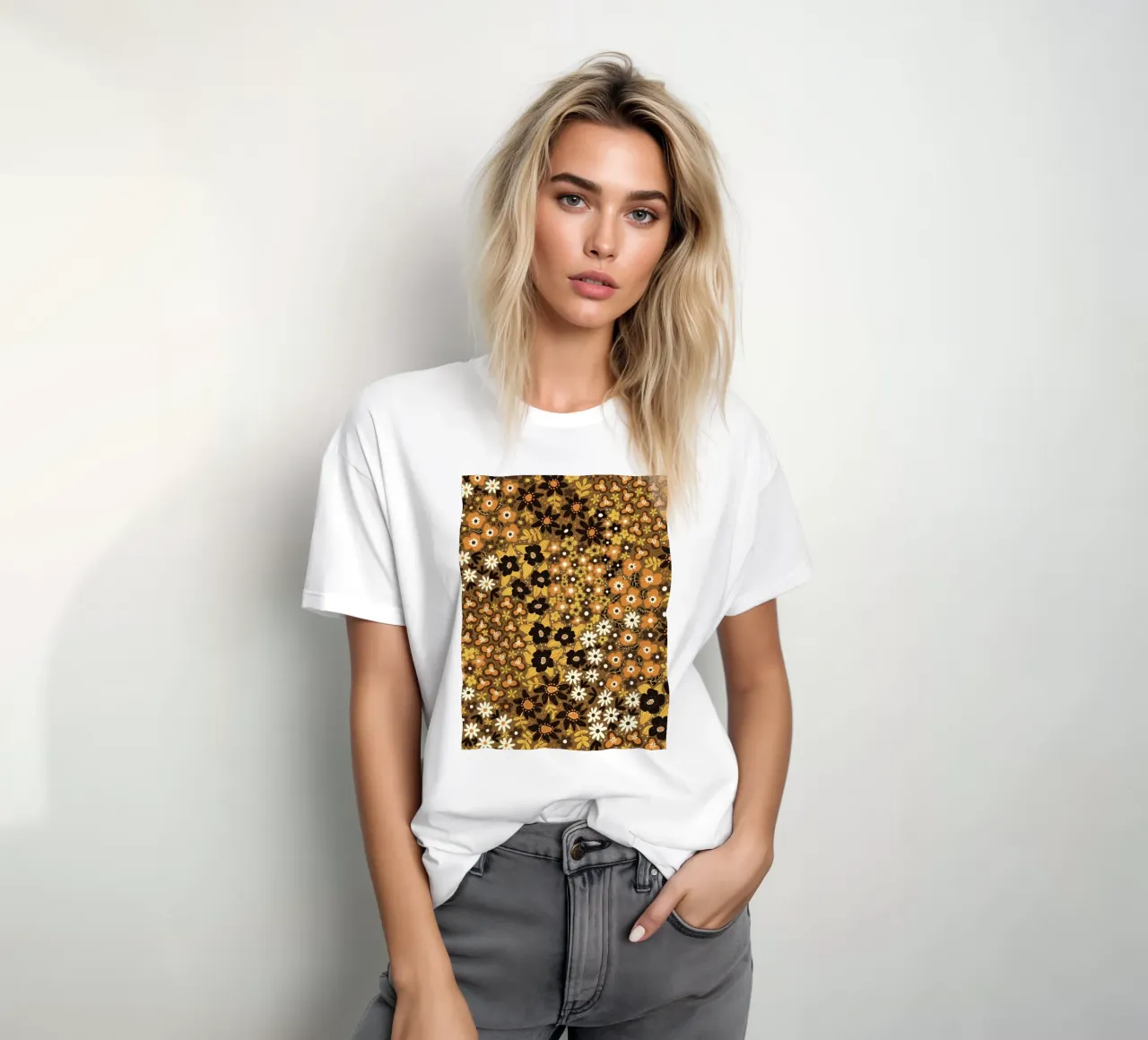 Brown meadow t-shirt by GigiRosado