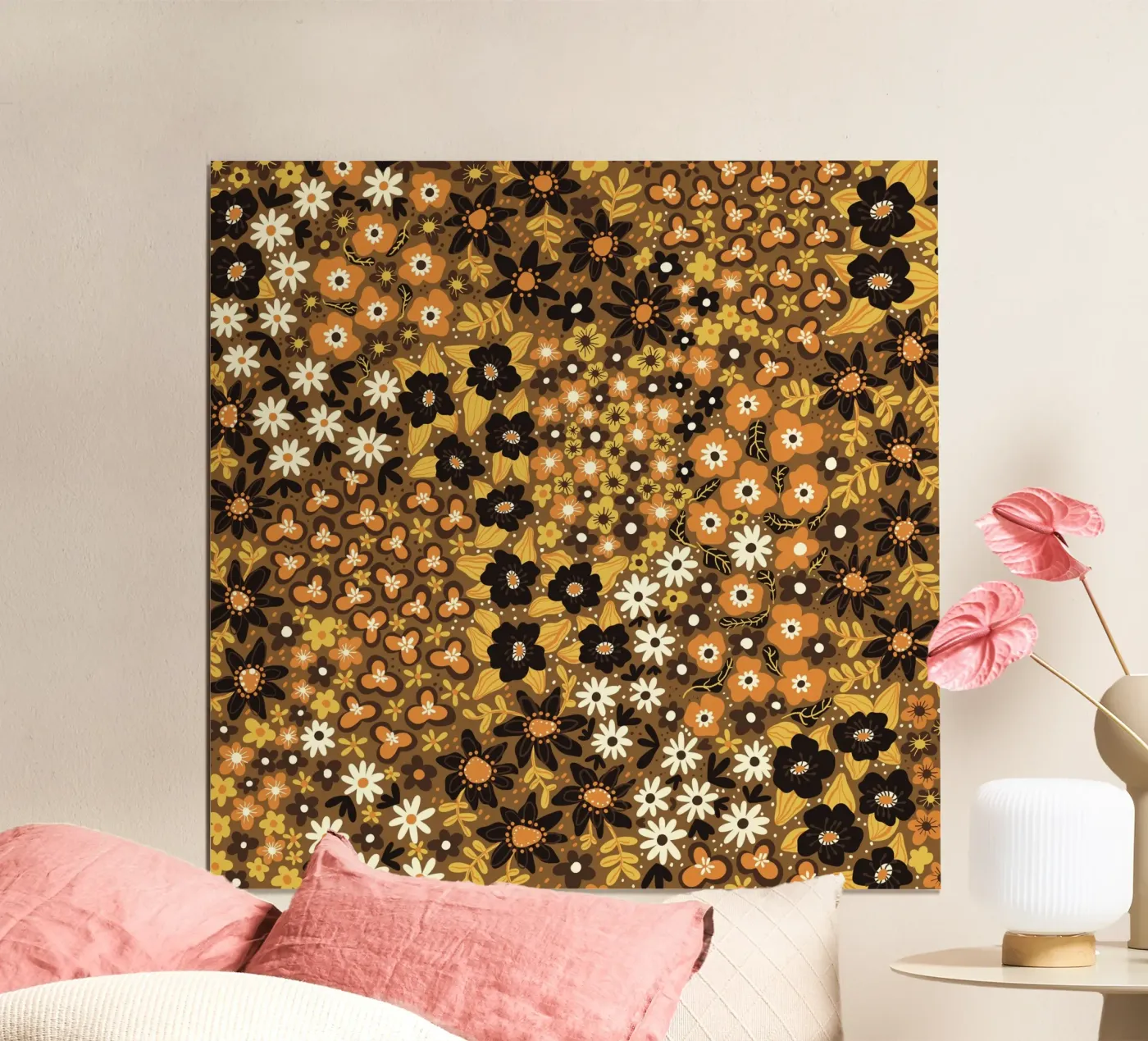 Brown meadow poster by GigiRosado