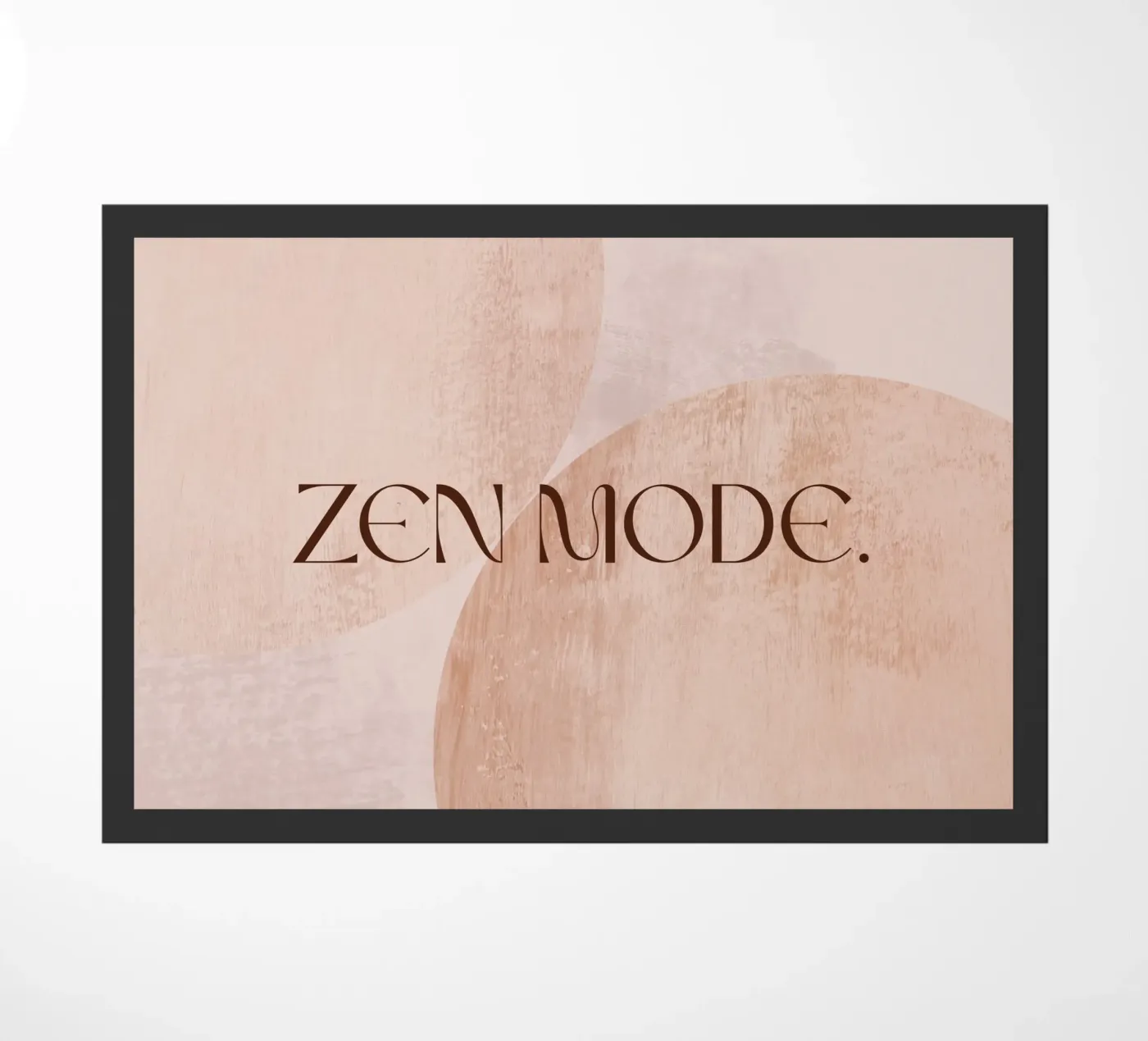 ZEN MODE. doormat by treechild
