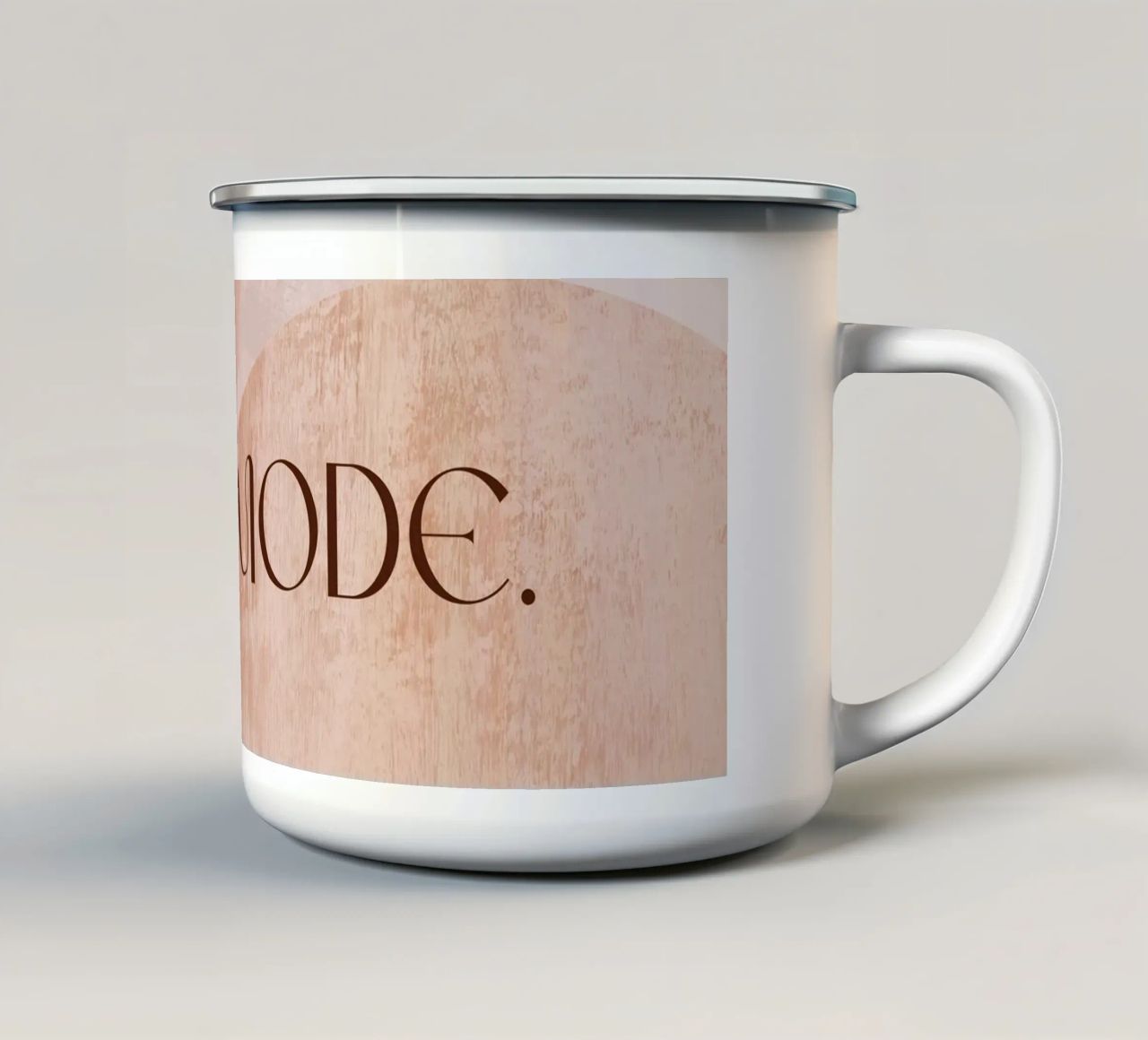 ZEN MODE. tazza in smalto da treechild